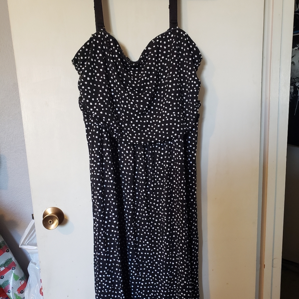 Polka dot summer dress